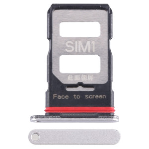 Pour Xiaomi Redmi K60 Plateau de carte SIM + Plateau de carte SIM (Argent) SH369S582-20