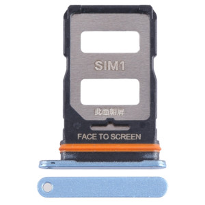 Pour Xiaomi Redmi Note 12T Pro Plateau de carte SIM + Plateau de carte SIM (Bleu) SH382L63-20