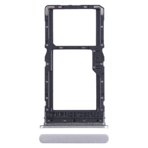 Pour Xiaomi Redmi Note 12R Plateau de carte SIM + Plateau de carte SIM / Plateau de carte Micro SD (Argent) SH385S1998-20
