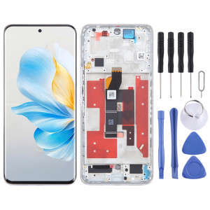 Pour Honor 100 écran LCD d'origine numériseur assemblage complet avec cadre (argent) SH631S1061-20