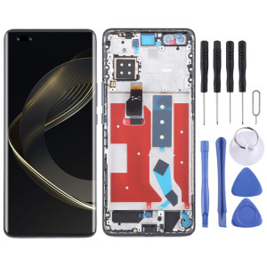 Pour Huawei Nova 11 Pro Écran LCD d'origine numériseur assemblage complet avec cadre (noir) SH635B1207-20