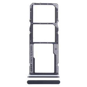 Pour Xiaomi Redmi Note 12 4G Plateau de carte SIM + Plateau de carte SIM + Plateau de carte Micro SD (Noir) SH677B1927-20