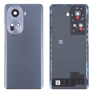 Pour OPPO Reno11 Global couvercle arrière de batterie d'origine avec couvercle d'objectif d'appareil photo (noir) SH86BL368-20