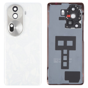 Pour OPPO Reno11 5G Couvercle arrière de la batterie d'origine avec couvercle d'objectif de caméra (blanc) SH07WL323-20