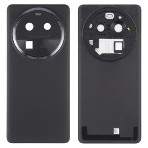 Pour OPPO Find X6 Pro Couvercle arrière de la batterie d'origine avec couvercle d'objectif de caméra (noir) SH09BL1087-20