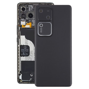 Pour Vivo V30 Couvercle arrière de la batterie d'origine avec couvercle d'objectif d'appareil photo (noir) SH35BL628-20