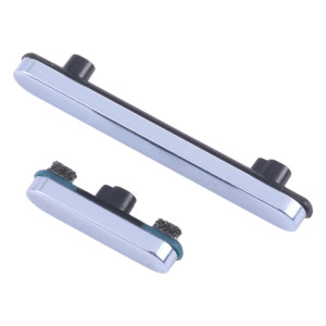 Pour Google Pixel 8 Pro Bouton d'alimentation et bouton de contrôle du volume d'origine (argent) SH981S1240-20