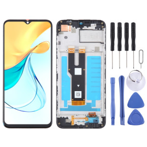 Pour ZTE Blade V50 Design 4G Écran LCD Numériseur Assemblage complet avec cadre (Noir) SH989B577-20