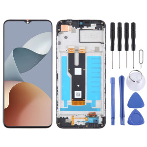 Pour ZTE Blade V50 Smart 7060 Écran LCD Numériseur Assemblage complet avec cadre (Noir) SH032B1610-20