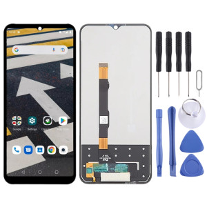 Pour écran LCD CAT S53 avec assemblage complet de numériseur (noir) SH050B823-20