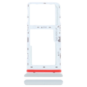 Pour Alcatel 1T 10 pouces 2020 8091 Plateau pour carte SIM + Plateau pour carte Micro SD (Blanc) SH208W1360-20