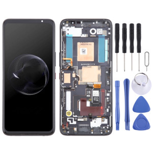 Pour Asus ROG Phone 7/7 Ultimate AMOLED Original écran LCD numériseur assemblage complet avec cadre (noir) SH48BL1886-20