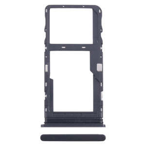 Pour TCL 20L / 20 Lite Plateau de carte SIM d'origine + Plateau de carte Micro SD (Noir) SH252B1832-20
