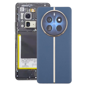 Pour Realme 12 Pro+ Cache arrière de batterie d'origine avec cache d'objectif d'appareil photo (bleu foncé) SH59DL688-20