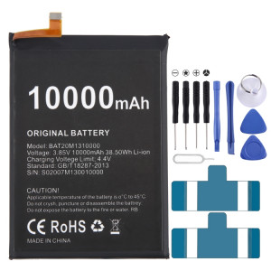 Batterie de remplacement 10000mAh BAT20M1310000 pour DOOGEE S88 / S88 Pro SH83451526-20