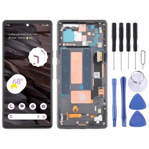 Pour Google Pixel 7A G82U8 OLED LCD Écran Numériseur Assemblage Complet avec Cadre (Noir) SH364B667-20