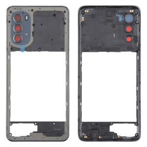 Pour Motorola Moto G52 Plaque de cadre central d'origine (noir) SH429B162-20