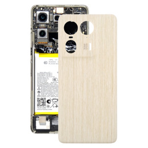 Pour Motorola Moto X50 Ultra Cache arrière de batterie d'origine (bois) SH9WCL851-20