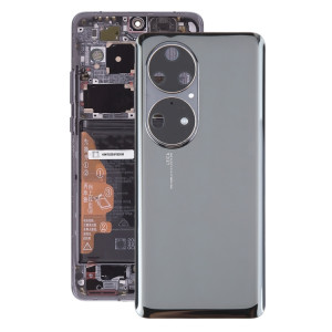 Pour Huawei P50 Pro Cache arrière de batterie avec objectif d'appareil photo (noir) SH06BL1279-20