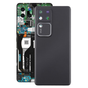 Pour vivo V30 Pro Cache arrière de la batterie avec cache de l'objectif de l'appareil photo (noir) SH56BL1179-20