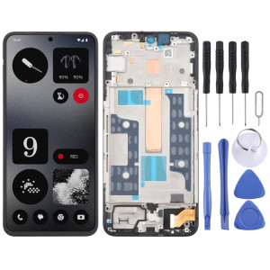 Pour rien CMF Phone 1 Original OLED LCD Screen Digitizer Assemblage complet avec cadre (Noir) SH713B1906-20