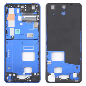 Pour Sharp Aquos R5G Plaque de cadre central d'origine (bleu) SH744L599-20