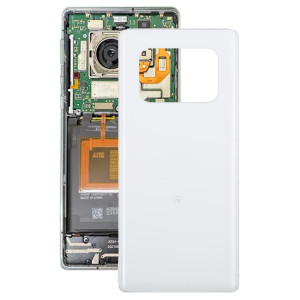 Pour Sharp Aquos R6 Cache arrière de batterie d'origine (blanc) SH51WL770-20