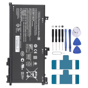 Batterie Li-ion 11,55 V 61,6 Wh 5150 mAh pour HP OMEN 15-bc011TX 15-bc012TX 15-bc013TX 15-AX015TX AX017TX TPN-Q173 HSTNN-UB7A 849910-850 TE03XL SH88521967-20