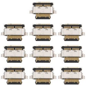Pour Motorola Moto G60 / G60s 10pcs connecteur de port de charge SH89121972-20