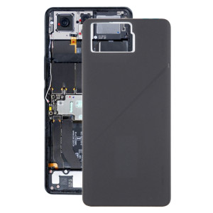 Pour Asus ROG Phone 8 Pro AI2401 AI2401_A Coque arrière de batterie en verre d'origine (noir mat) SH8FBL1427-20