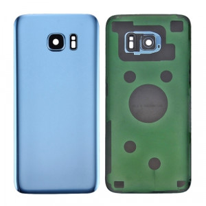 Pour Samsung Galaxy S7 SM-G930F Cache arrière de batterie avec cache d'objectif d'appareil photo (bleu) SH51LL1317-20