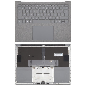 Pour Microsoft Surface Laptop 3/4/5 13,5 pouces Clavier britannique avec coque C/Touch Board (gris) SH044H602-20