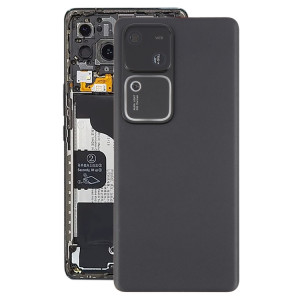 Pour vivo S18 5G Couvercle arrière de la batterie d'origine avec couvercle de l'objectif de l'appareil photo (noir) SH46BL494-20