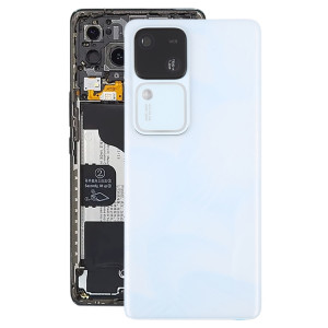 Pour vivo V30 5G Couvercle arrière de la batterie d'origine avec couvercle de l'objectif de l'appareil photo (blanc) SH47WL597-20