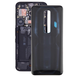 Pour ZTE nubia Red Magic 7 NX679J Couvercle arrière de la batterie en verre (noir) SH07BL1860-20