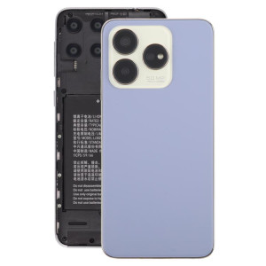 Pour ZTE Axon 60 / V60 Z2356 Couvercle arrière de la batterie en verre avec cadre central / Couvercle de l'objectif de l'appareil photo (violet) SH30PL820-20