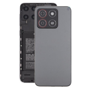 Pour ZTE Blade A55 Z2450 Cache arrière de batterie avec cadre central / Cache objectif de caméra (noir) SH43BL780-20