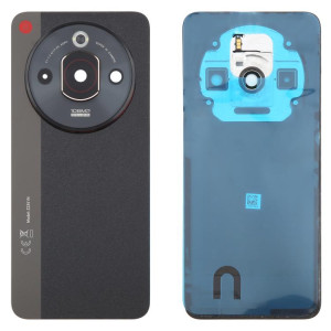Pour ZTE nubia Focus Pro Z2351N Couvercle arrière de la batterie en verre avec adhésif / Couvercle de l'objectif de l'appareil photo (noir) SH94BL1990-20
