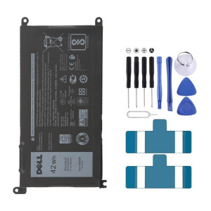 Batterie lithium-ion WDXOR 11,4 V 42 Wh pour Dell Inspiron 13 14 15 17 5000 7000 P69G001 5378 5379 5770 5570 P69G Vostro 5471 SH93051919-20