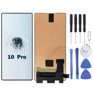Pour ZTE Nubia Red Magic 10 Pro NX789J AMOLED Original LCD Screen Digitizer Assemblage complet (Noir) SH323B347-20