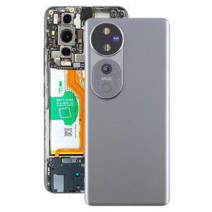 Pour vivo V40 Pro Cache arrière de la batterie avec cache de l'objectif de l'appareil photo (gris) SH27HL1254-20