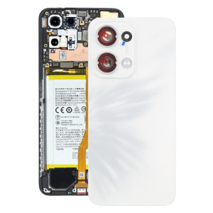 Pour OPPO Reno13 Couvercle arrière de batterie d'origine avec couvercle d'objectif d'appareil photo (blanc) SH31WL1279-20