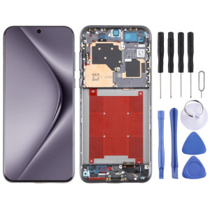 Écran LCD d'origine complet avec châssis pour Huawei Pura 70 Pro (noir) SH370B156-20