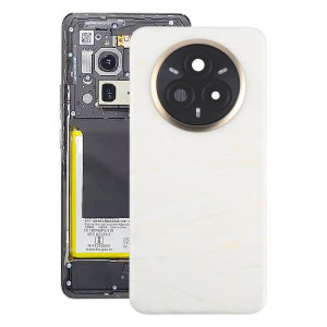 Cache arrière de batterie d'origine pour Realme 14 Pro+ avec cache d'objectif d'appareil photo (blanc) SH96WL125-20
