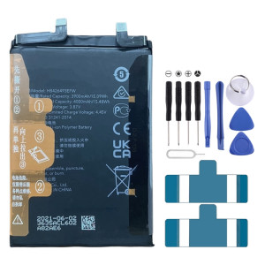 Batterie de remplacement 4000mAh pour Honor 50 se JLH-AN00 / Huawei Nova 9 SE FIO-BD00 / Nova 10 NCO-AL00 HB426493EFW SH9512195-20