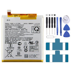 Batterie de remplacement 3150mAh pour téléphone ASUS ROG 5 / 5Z ZE620KL X00QD ZS620KL Z01RD C11P1708 SH95351256-20