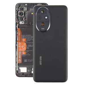 Cache arrière de batterie OEM pour Honor 200 avec cache d'objectif d'appareil photo (noir) SH76BL1626-20