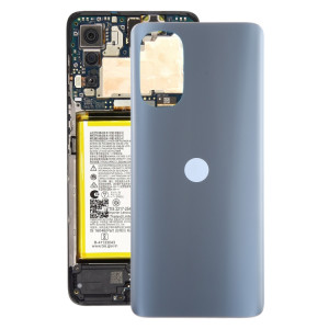 Pour Motorola Moto G62 India Couvercle arrière de la batterie d'origine (gris) SH89HL1878-20
