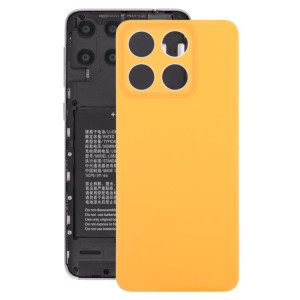 Coque arrière en plastique avec cache d'objectif d'appareil photo pour ZTE Blade A55 Z2450 (orange) SH38EL1633-20