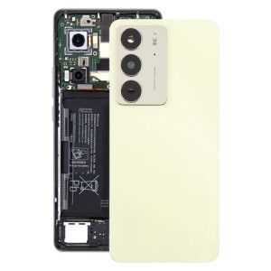 Coque arrière d'origine pour Realme C75 4G avec cache d'objectif (jaune) SH88YL484-20